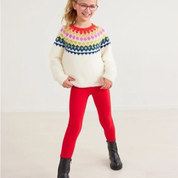 Hanna Andersson Festive Fair Isle Pullover - Picture 5 of 5